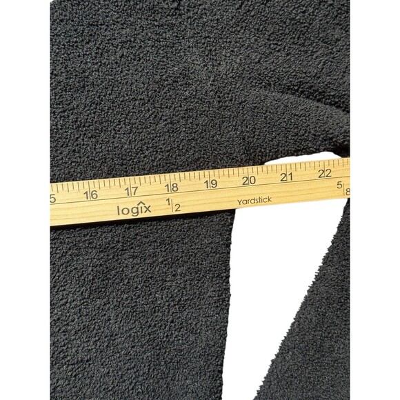 Victoria’s Secret PINK WV Mountaineers Hoodie Women’s XS Black Sherpa Fleece - Picture 7 of 9